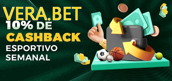 10% de bônus de cashback na VERA.BET